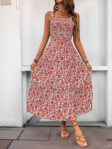 Drune | Neuer Stil Bedrucktes Trägerkleid