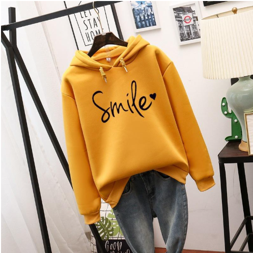 Drune | Hoodie mit Druck Baumwollmischung Lässiger Stil