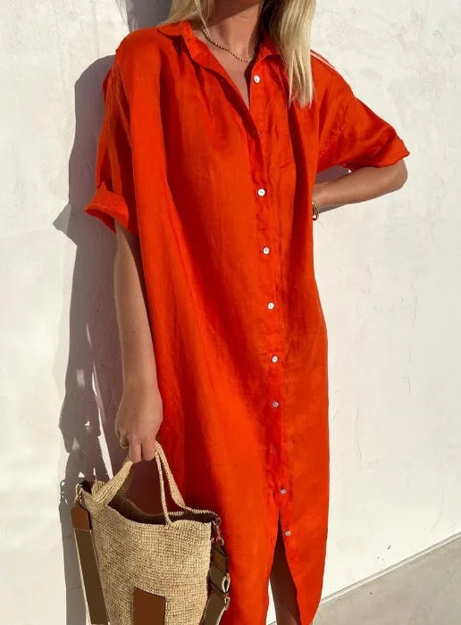 DruneLeinen Hemdkleid