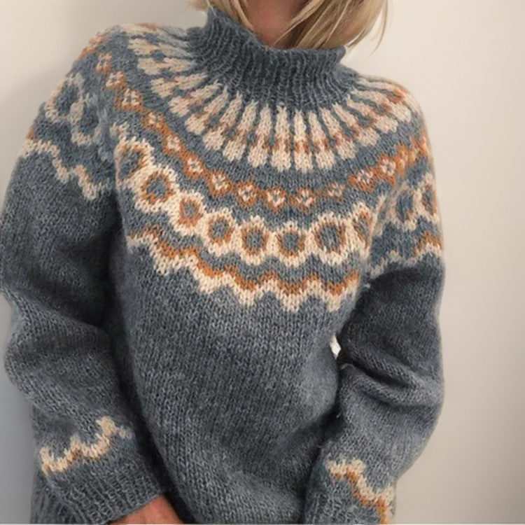 Drune | norwegische Yoke Pullis - warme skandinavische Damenpullover