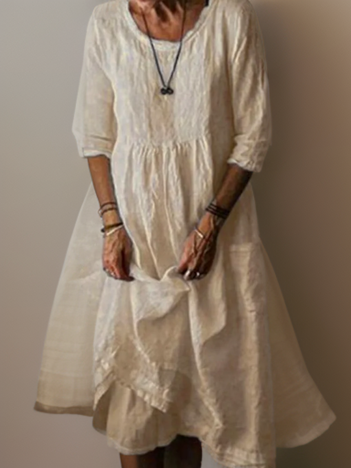 Drune | Damen Leinen Kleid