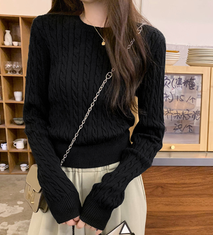 Drune | Strickpullover mit R halsausschnitt