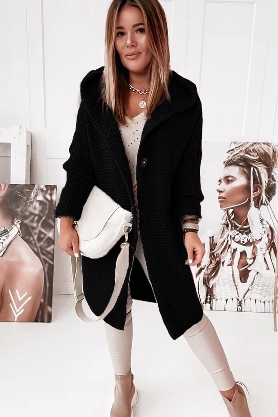 Drune | Chic Freizeitmantel mit Kapuze