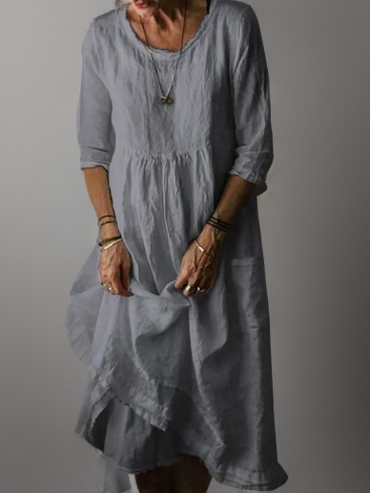 Drune | Damen Leinen Kleid