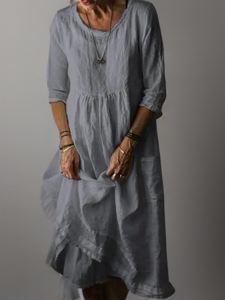 Drune | Damen Leinen Kleid