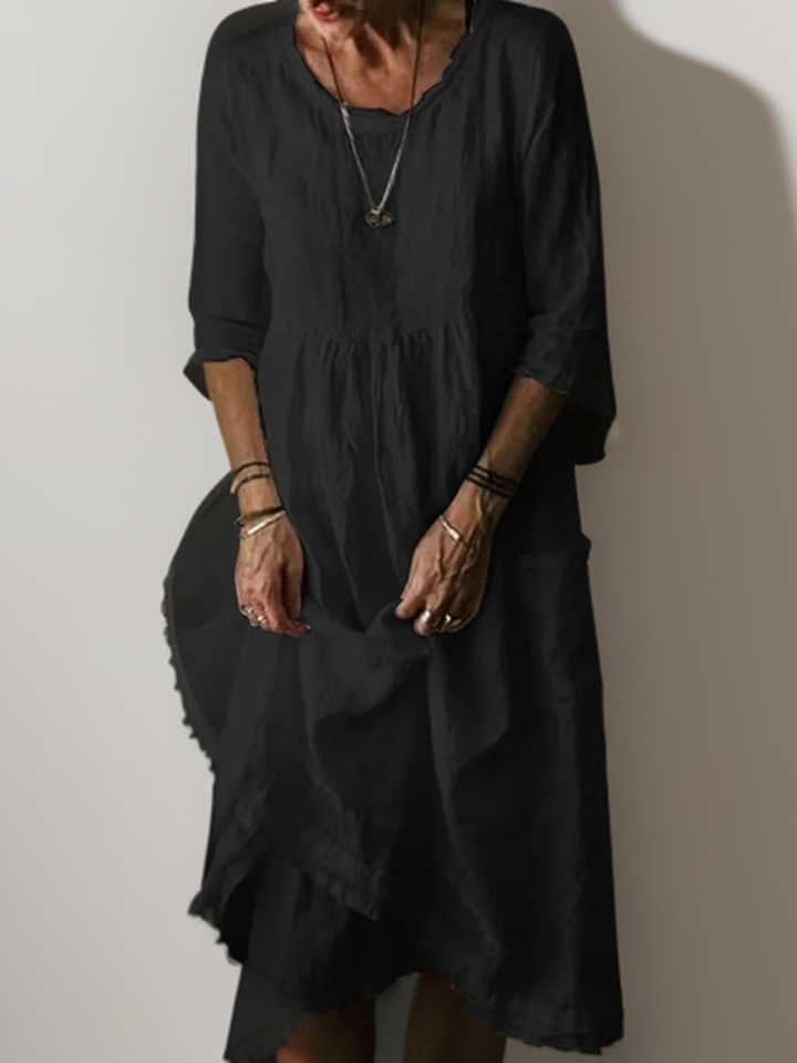 Drune | Damen Leinen Kleid