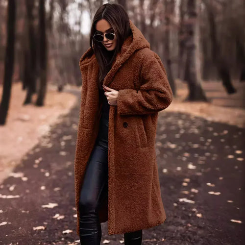 Drune | Plüsch Herbstmantel für Damen