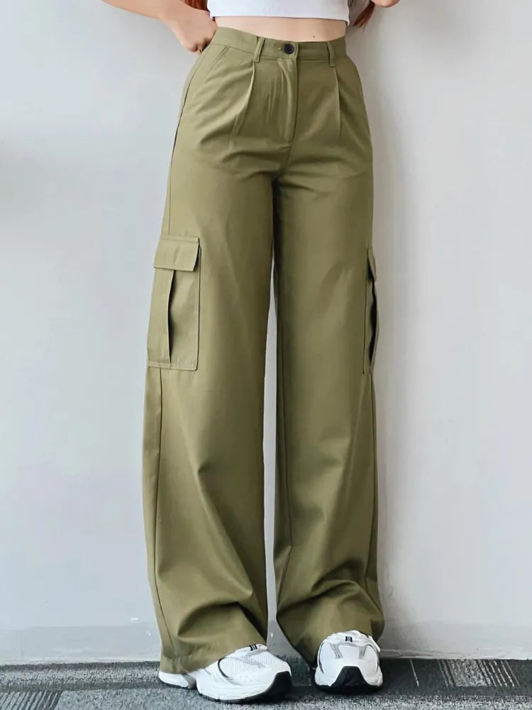 Drune | Stylische Cargohose Damen mit Taschen und Bequemer Passform