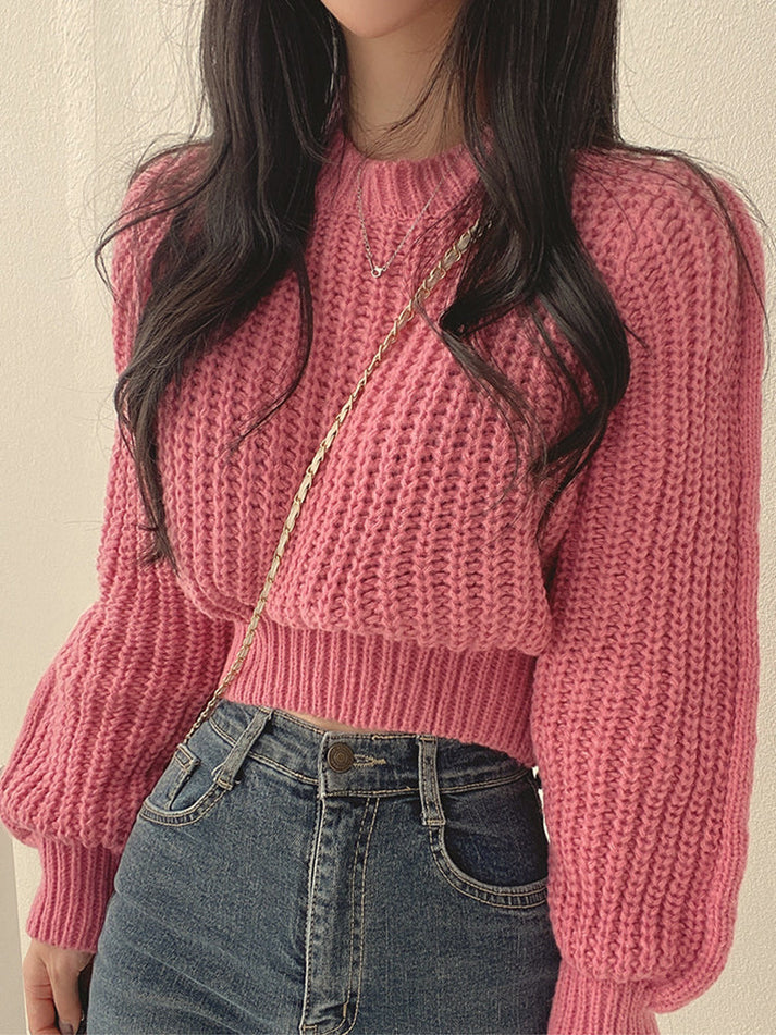 Drune | Schicke Herbst Chunky Strickpullover für Frauen