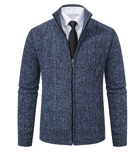 Drune | Strickcardigan mit Reißverschluss und Muster Acryl Bequem und Warm