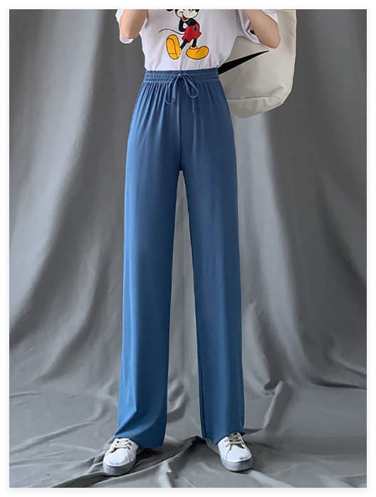 Damen weite Sweathose mit verstellbarem Bund und praktischen Taschen Drune