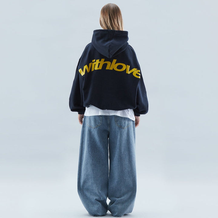 Damen Übergröße Kapuzenpulli