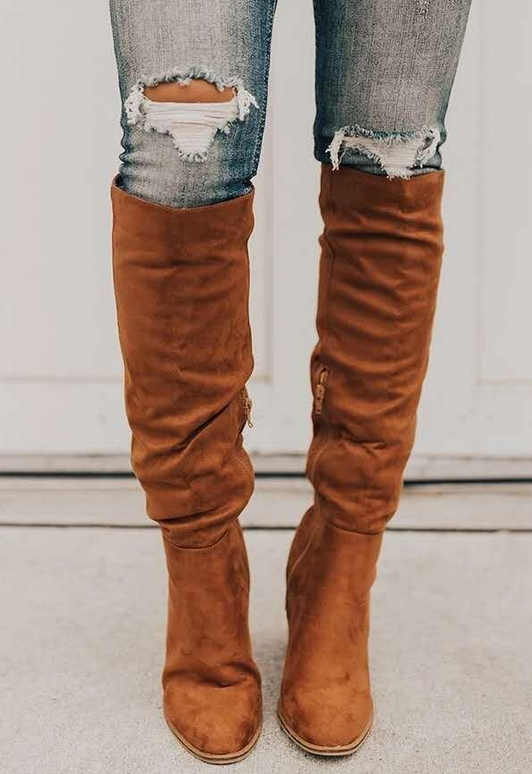 Drune | Knie Stiefel für Frauen