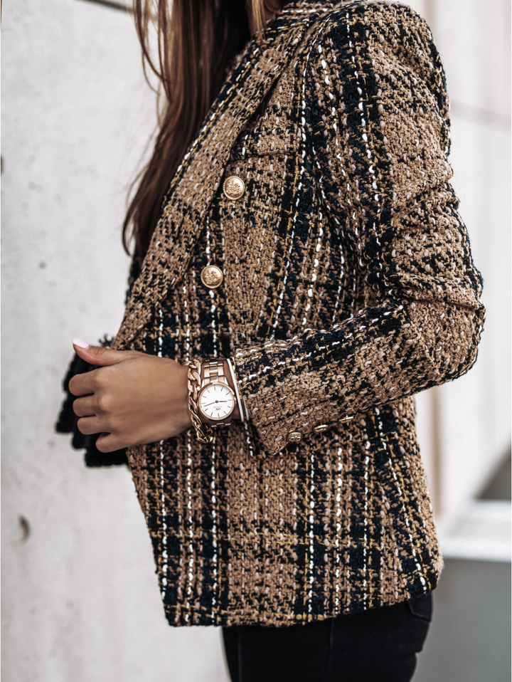Drune | Button Front Mantel Klassischer Longline