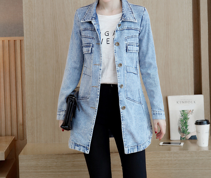 Drune | Oversized Jeansjacke, lässige Denimjacke
