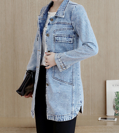 Drune | Oversized Jeansjacke, lässige Denimjacke