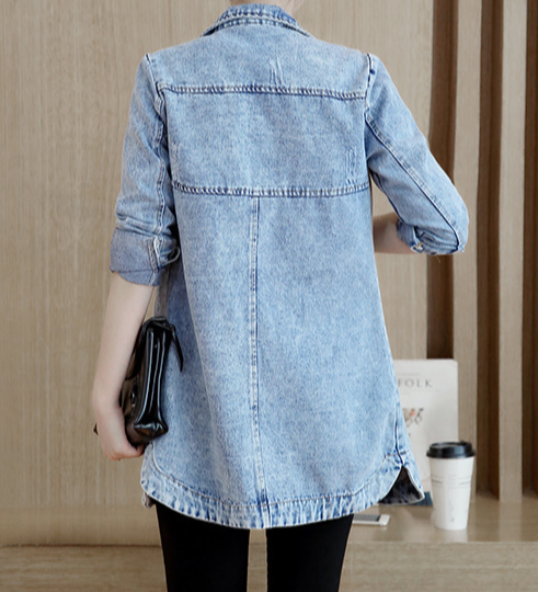 Drune | Oversized Jeansjacke, lässige Denimjacke