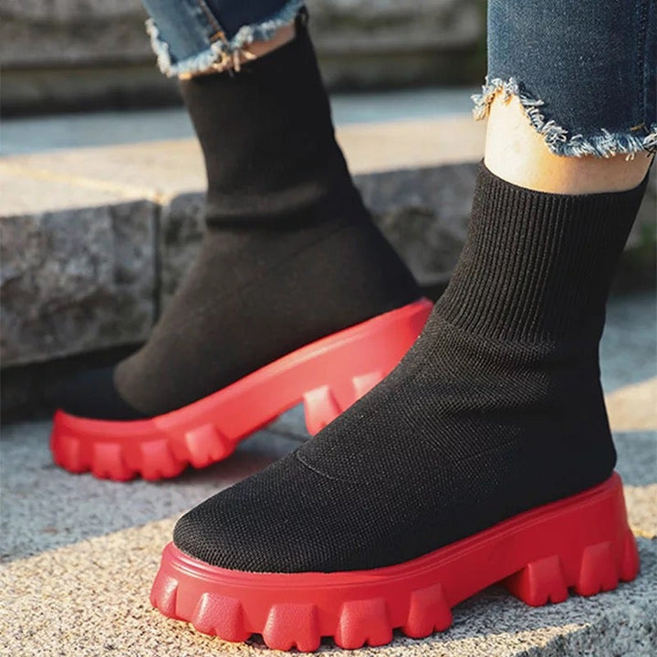 Drune | Modische Plateaustiefel