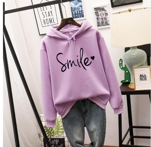 Drune | Hoodie mit Druck Baumwollmischung Lässiger Stil