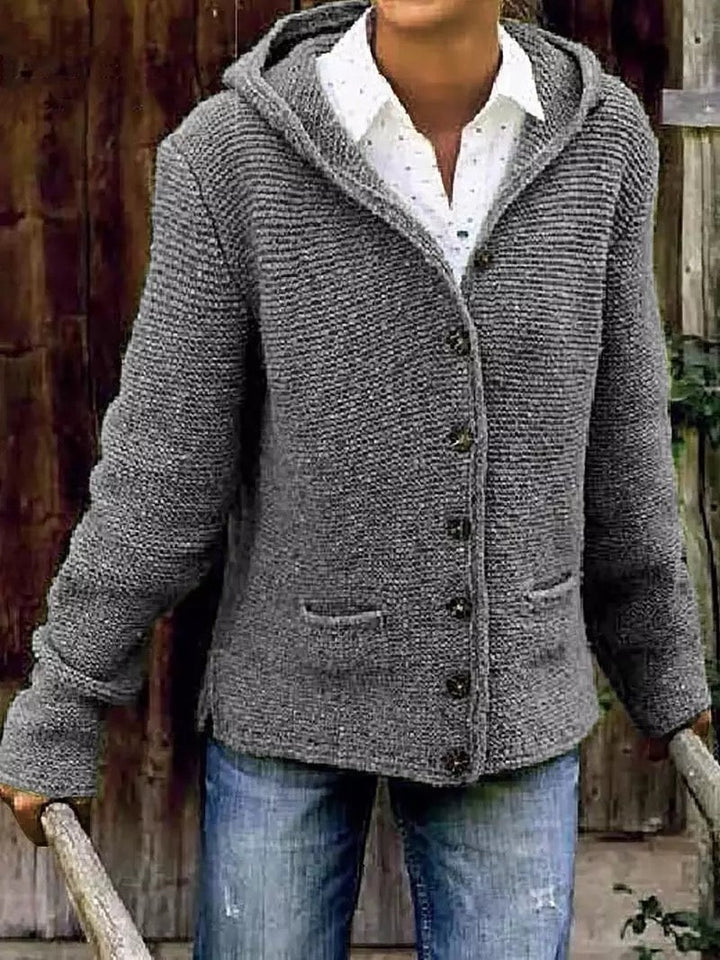 Drune | Strickcardigan mit Kapuze