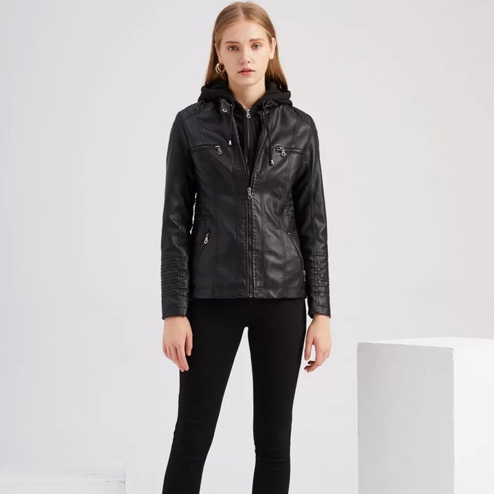 Drune | Sportive Öko-Lederjacke