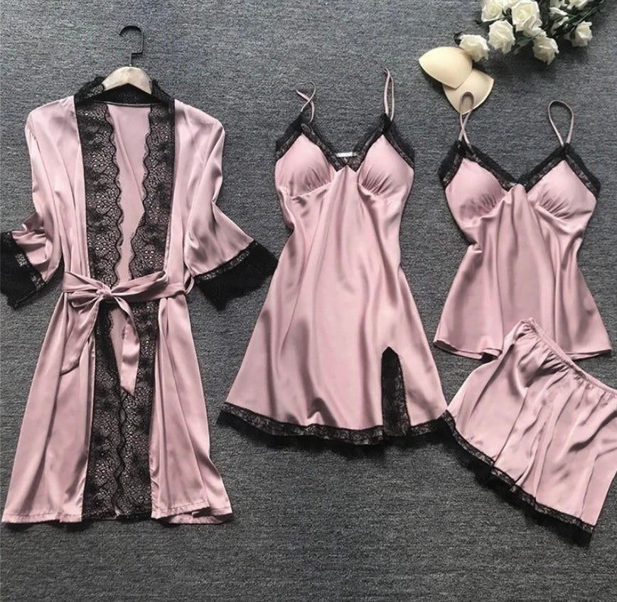 Drune | Satin Pyjama Satz