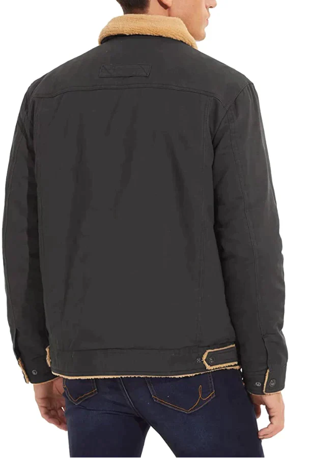 Drune | Winterjacke mit Sherpa-futter Wasserabweisend Warm und Robust