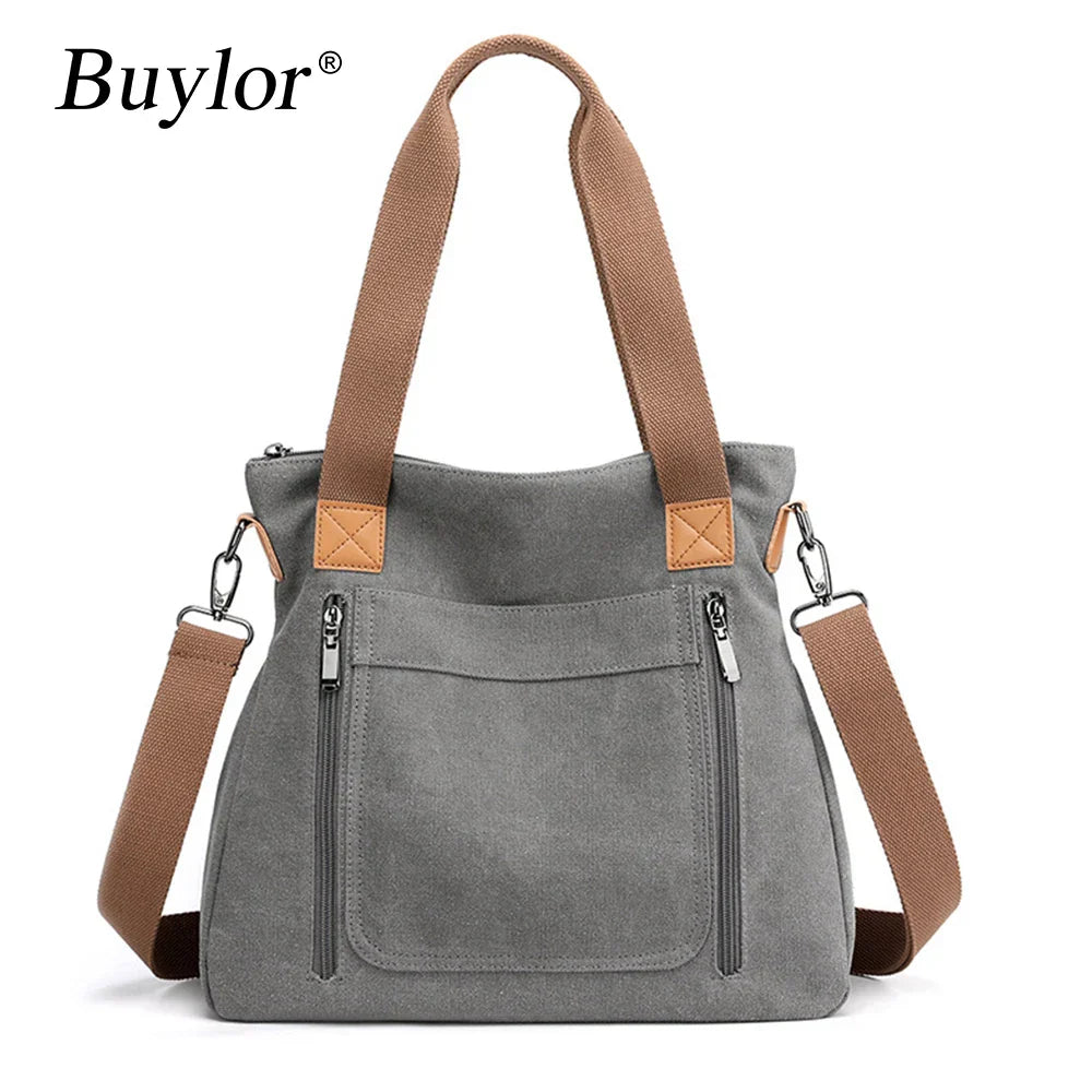 Drune | Schultertasche Canvas