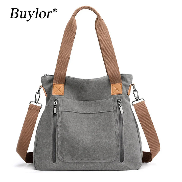 Drune | Schultertasche Canvas