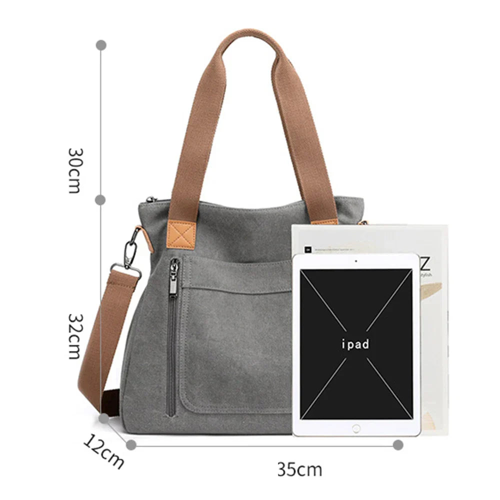 Drune | Schultertasche Canvas