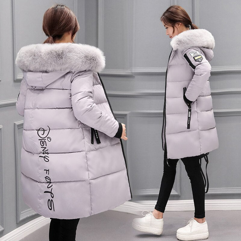 Drune | Damen Winterjacke Mit Kapuze Und Reißverschluss