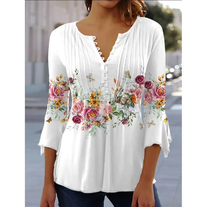Drune | Leichte Bluse mit Elegantem Design.