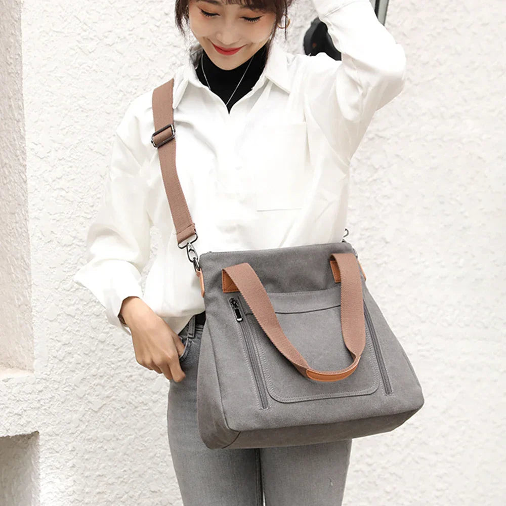 Drune | Schultertasche Canvas