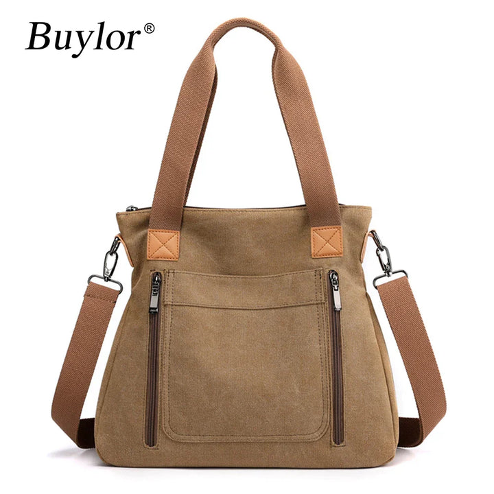 Drune | Schultertasche Canvas