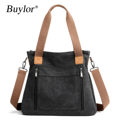 Drune | Schultertasche Canvas