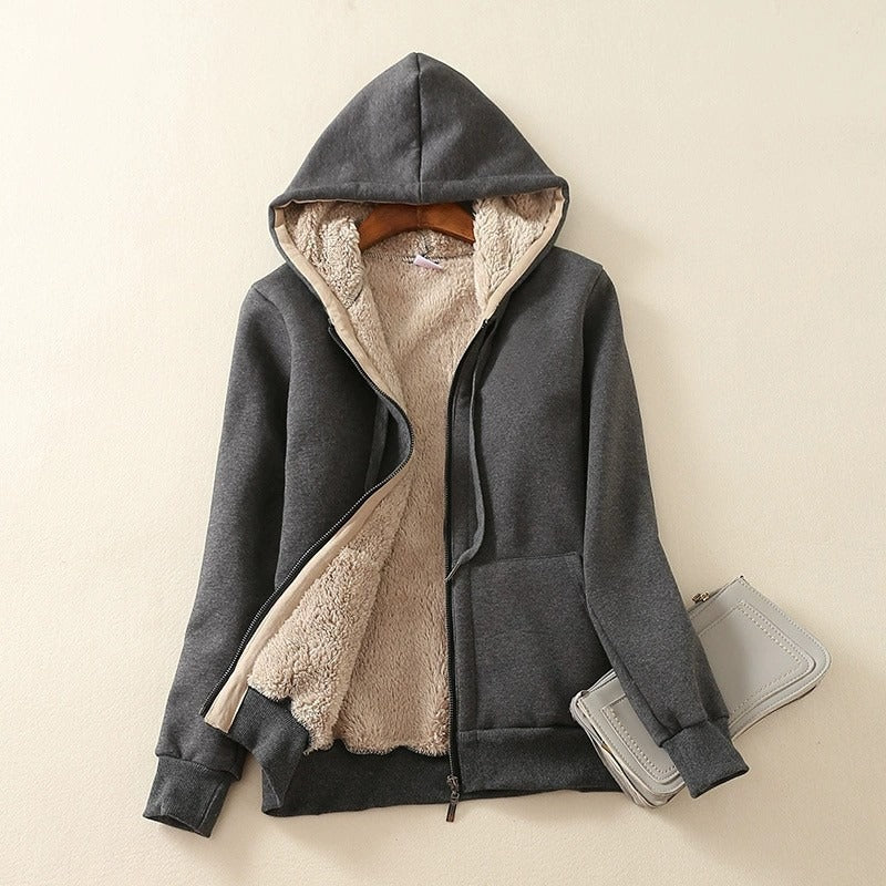 Drune | Kapuzenjacke Sherpa Gefüttert