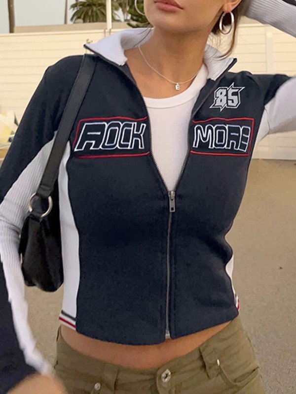 Drune | Motorradjacke mit gesticktem Logo