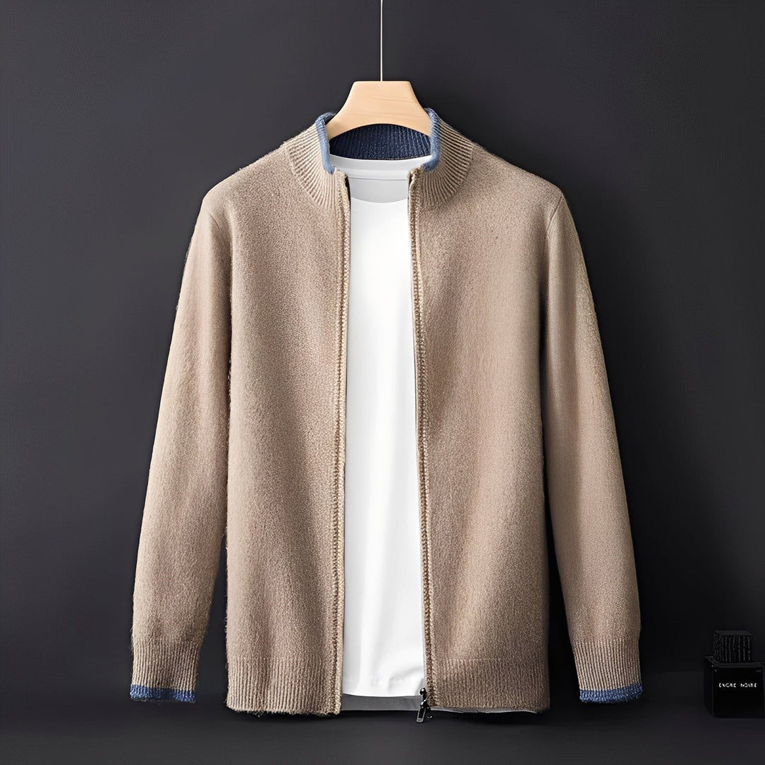 Drune | Lässiger Cardigan mit Reißverschluss für Herren