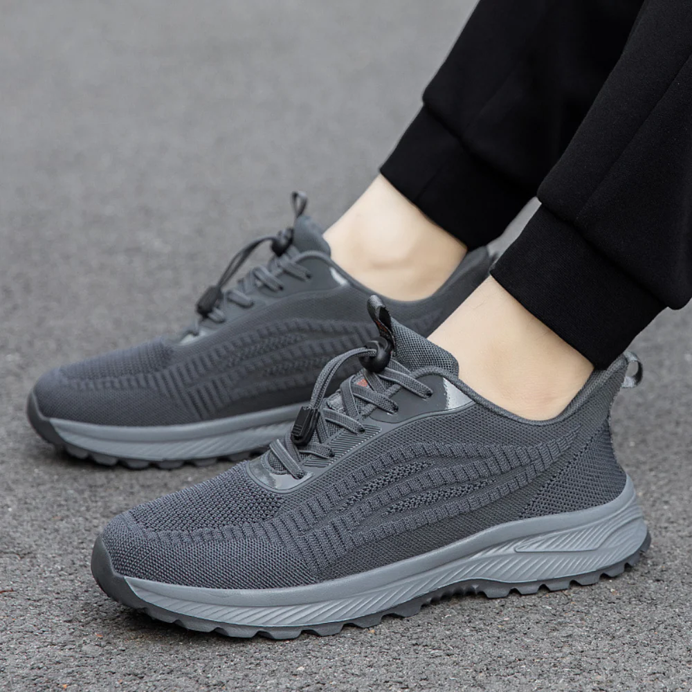 Drune | Sneaker Schlankes Design Atmungsaktives Mesh Schnürsenkel mit Zugband Leichtes Design