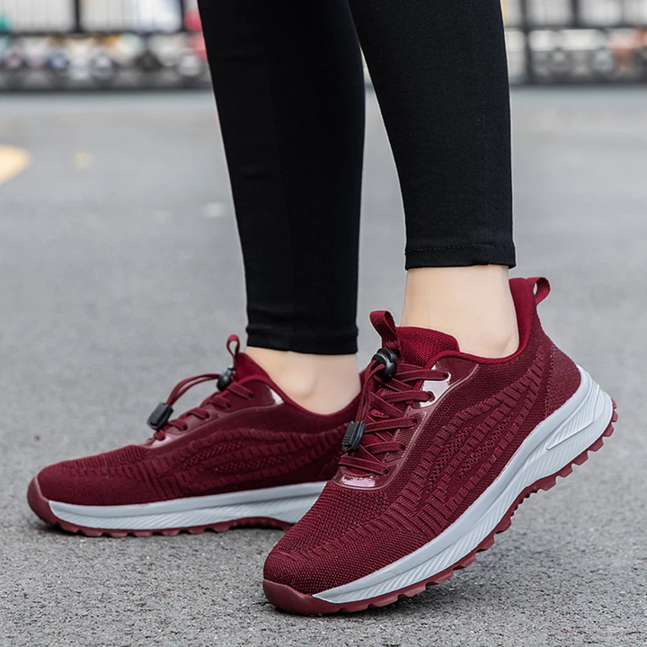 Drune | Sneaker Schlankes Design Atmungsaktives Mesh Schnürsenkel mit Zugband Leichtes Design