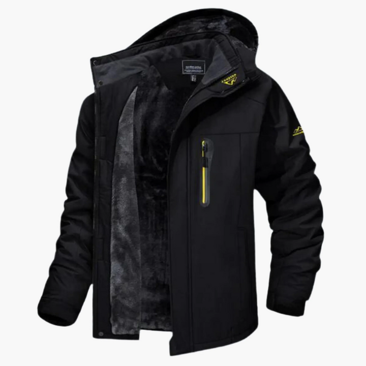Drune | Outdoor Winterjacke - Wasserabweisend - Fleece-Futter - Mit Kapuze - Lässig Fit