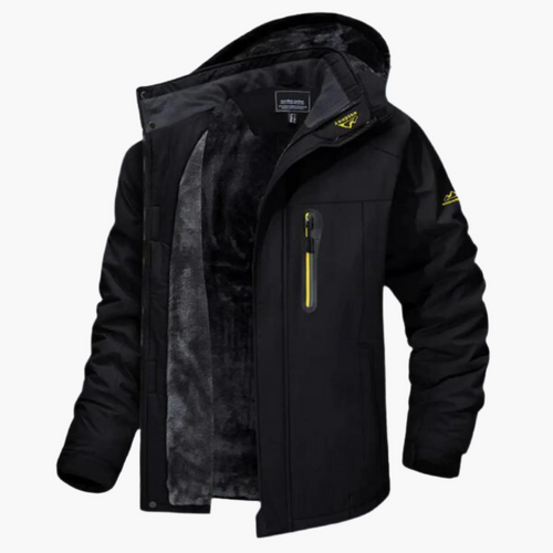Drune | Outdoor Winterjacke - Wasserabweisend - Fleece-Futter - Mit Kapuze - Lässig Fit