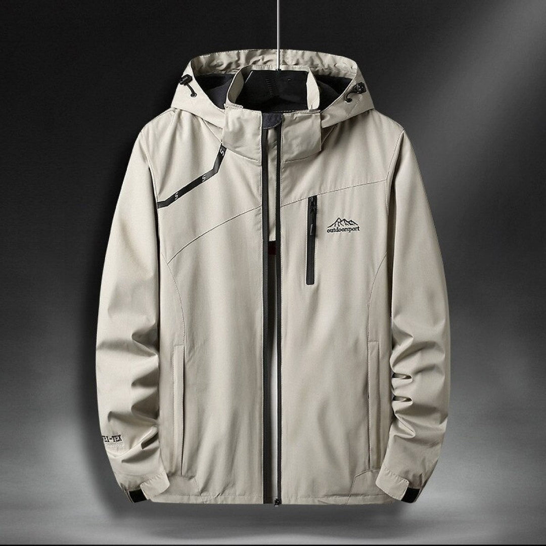 Drune | Wasserdichte Herrenjacke mit Kapuze
