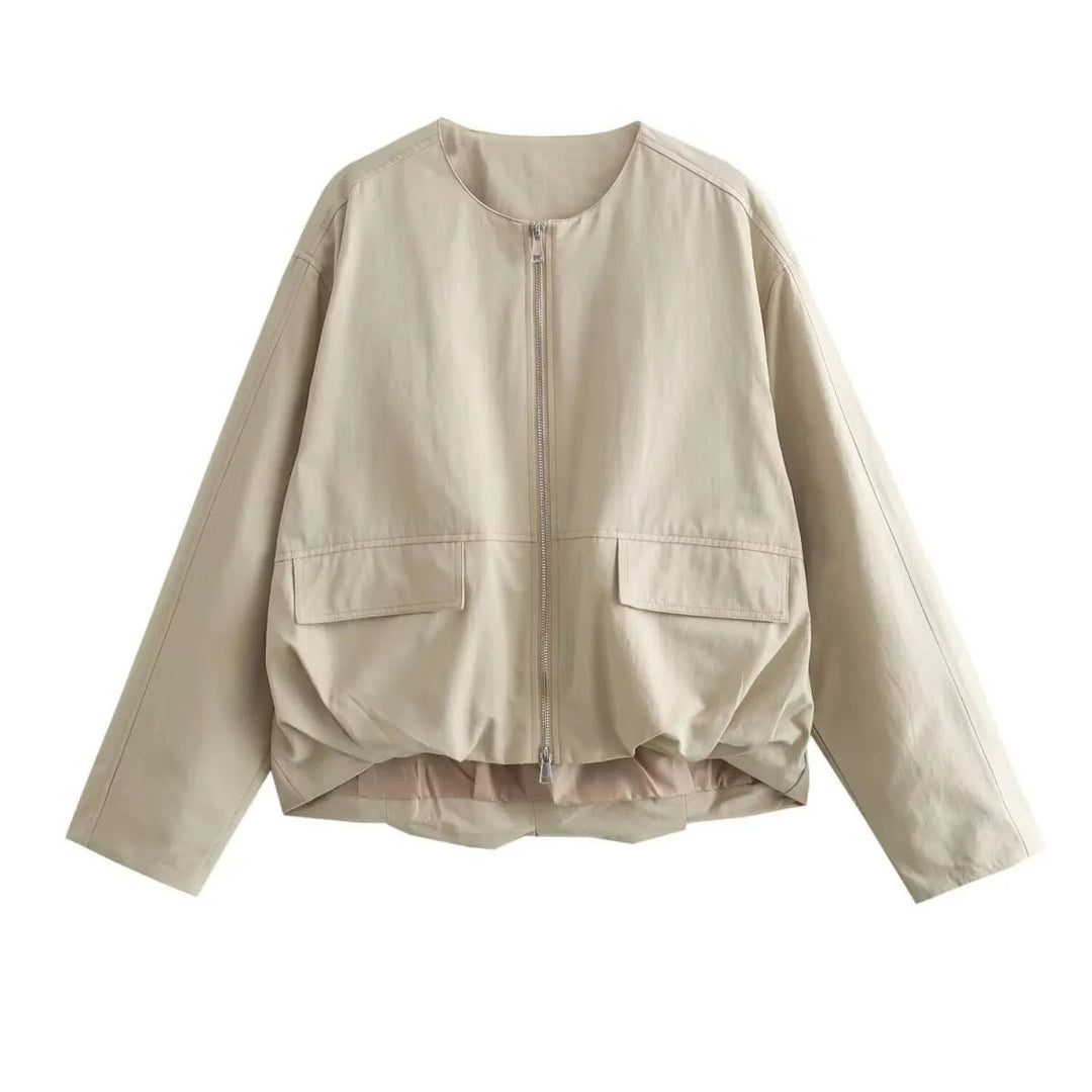 Drune | Weite Jacke mit Cargo-Taschen Mely