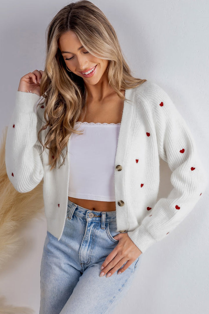 Drune | Zeitlose Strickjacke mit klassischem V-Ausschnitt