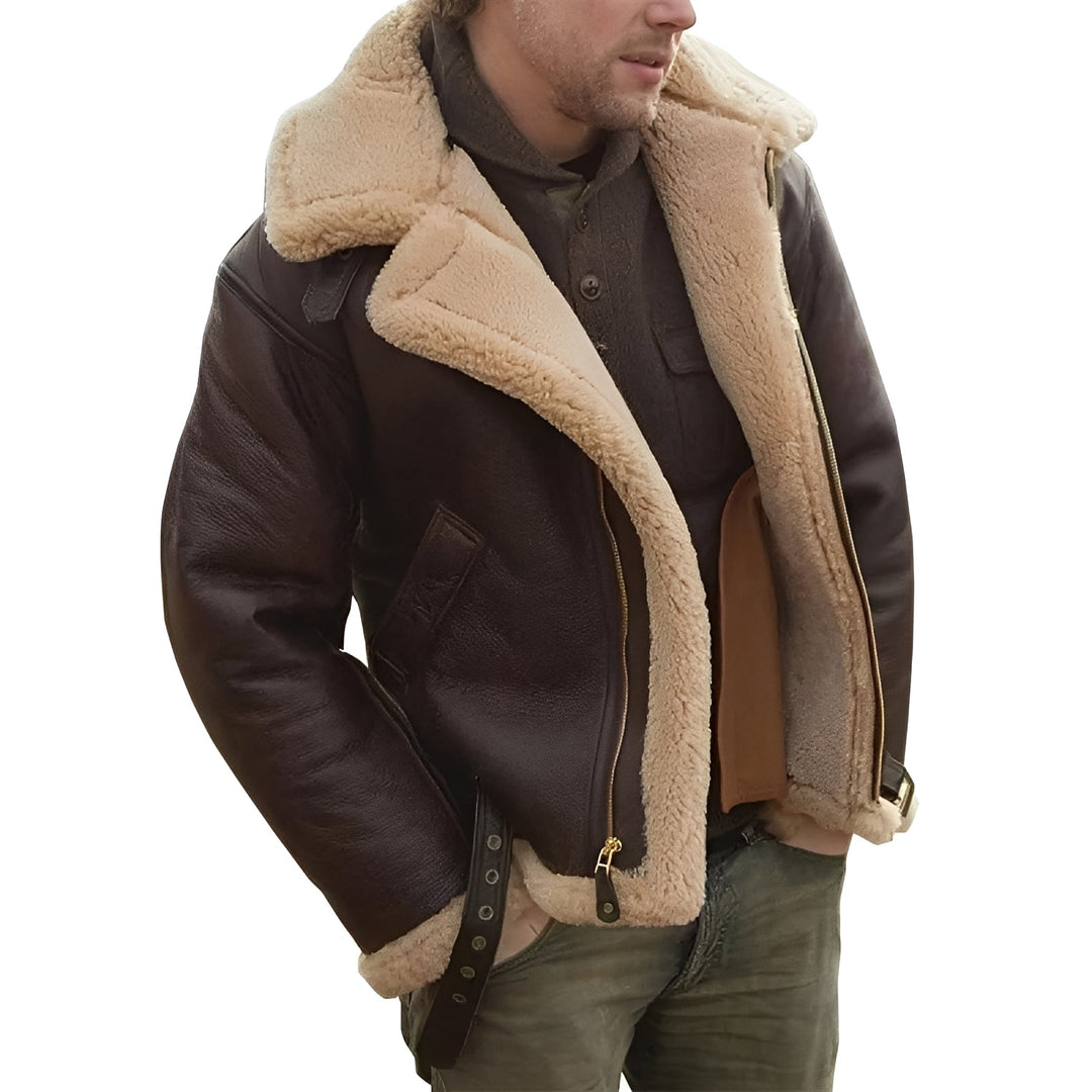 Drune | Robuste, Dicke Lederjacke für Männer