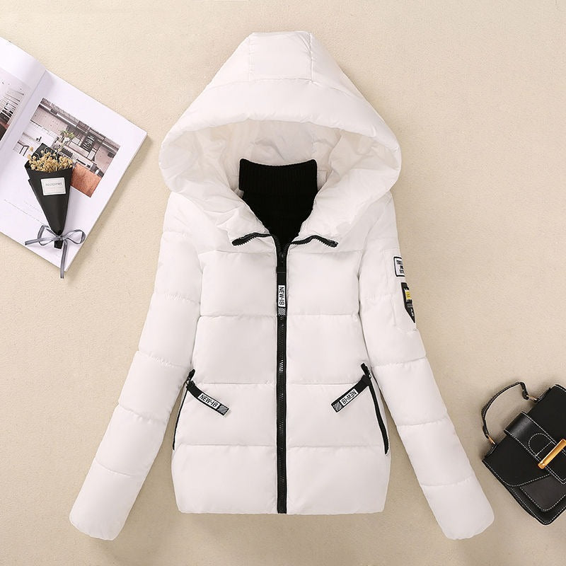 Drune | Damen Steppjacke – Lässige Passform – Mit Kapuze, Reißverschluss und Seitentaschen