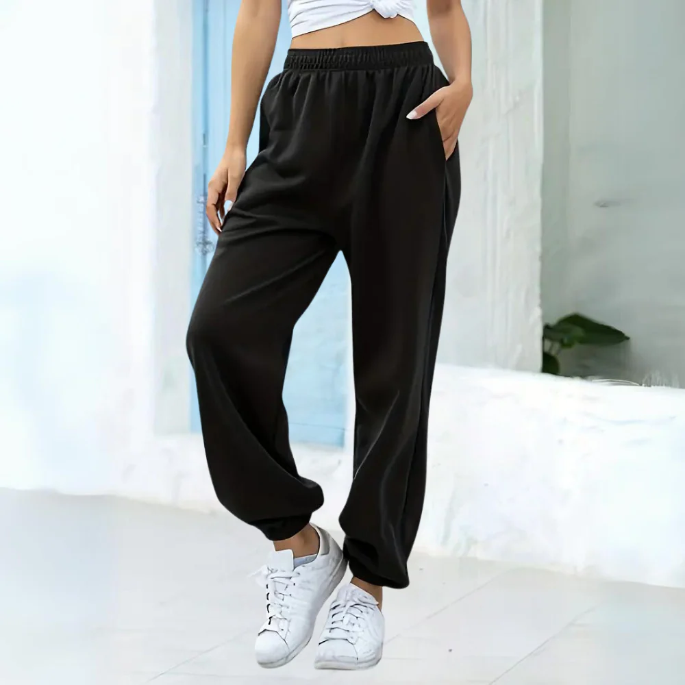 Drune | Sweatpants Entspannte Passform Baumwollmischung Elastischer Bund Bündchen