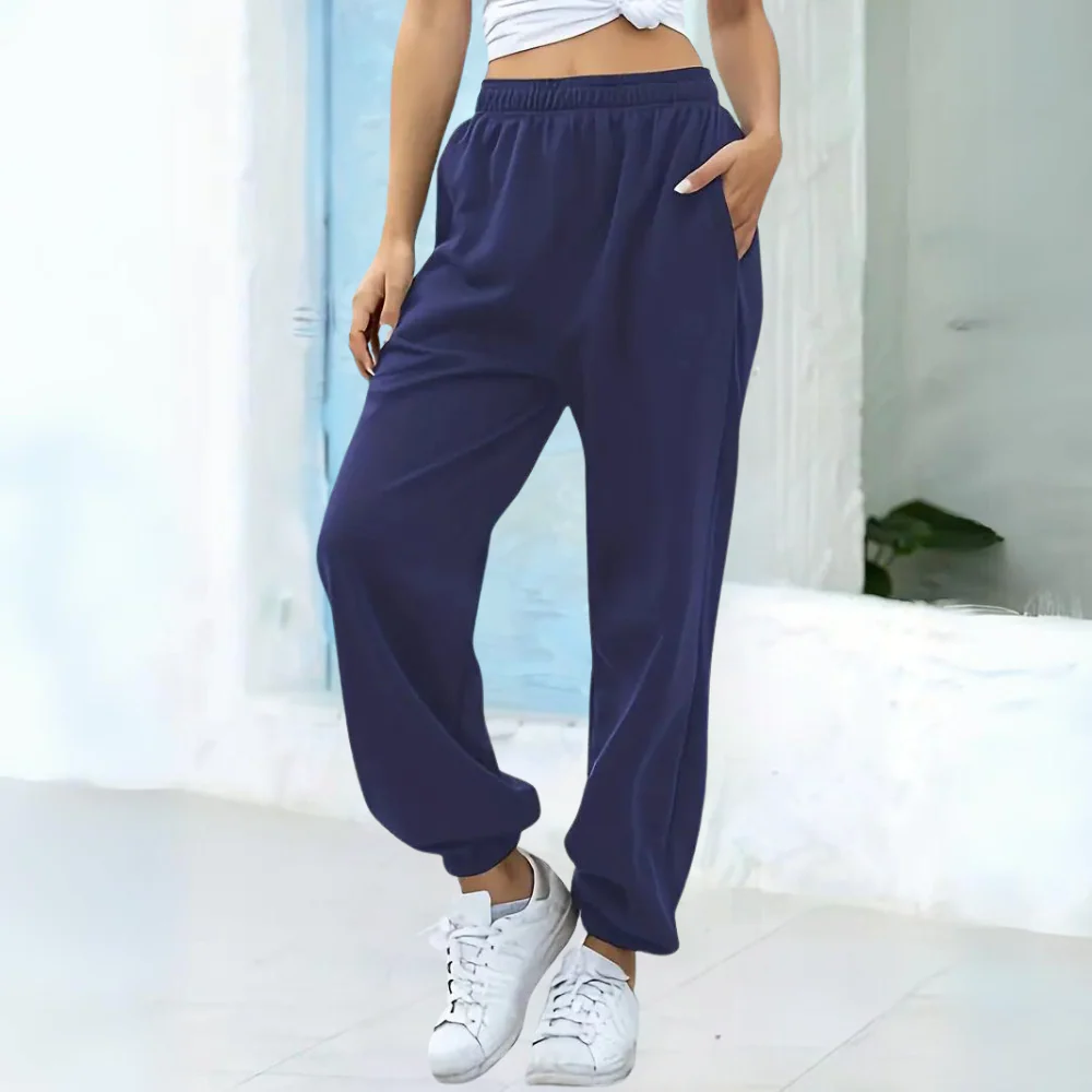 Drune | Sweatpants Entspannte Passform Baumwollmischung Elastischer Bund Bündchen