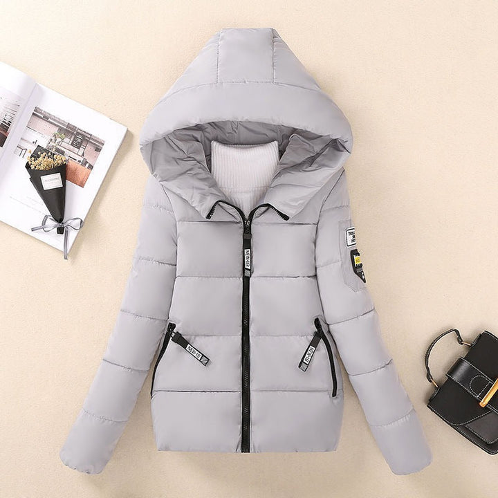 Drune | Damen Steppjacke – Lässige Passform – Mit Kapuze, Reißverschluss und Seitentaschen